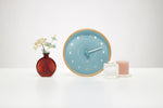 Moon Phase Clock Arctic Blue