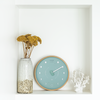 Moon Phase Clock Arctic Blue