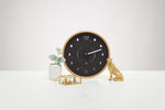 Black Lunar Clock
