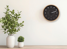 Black Lunar Clock