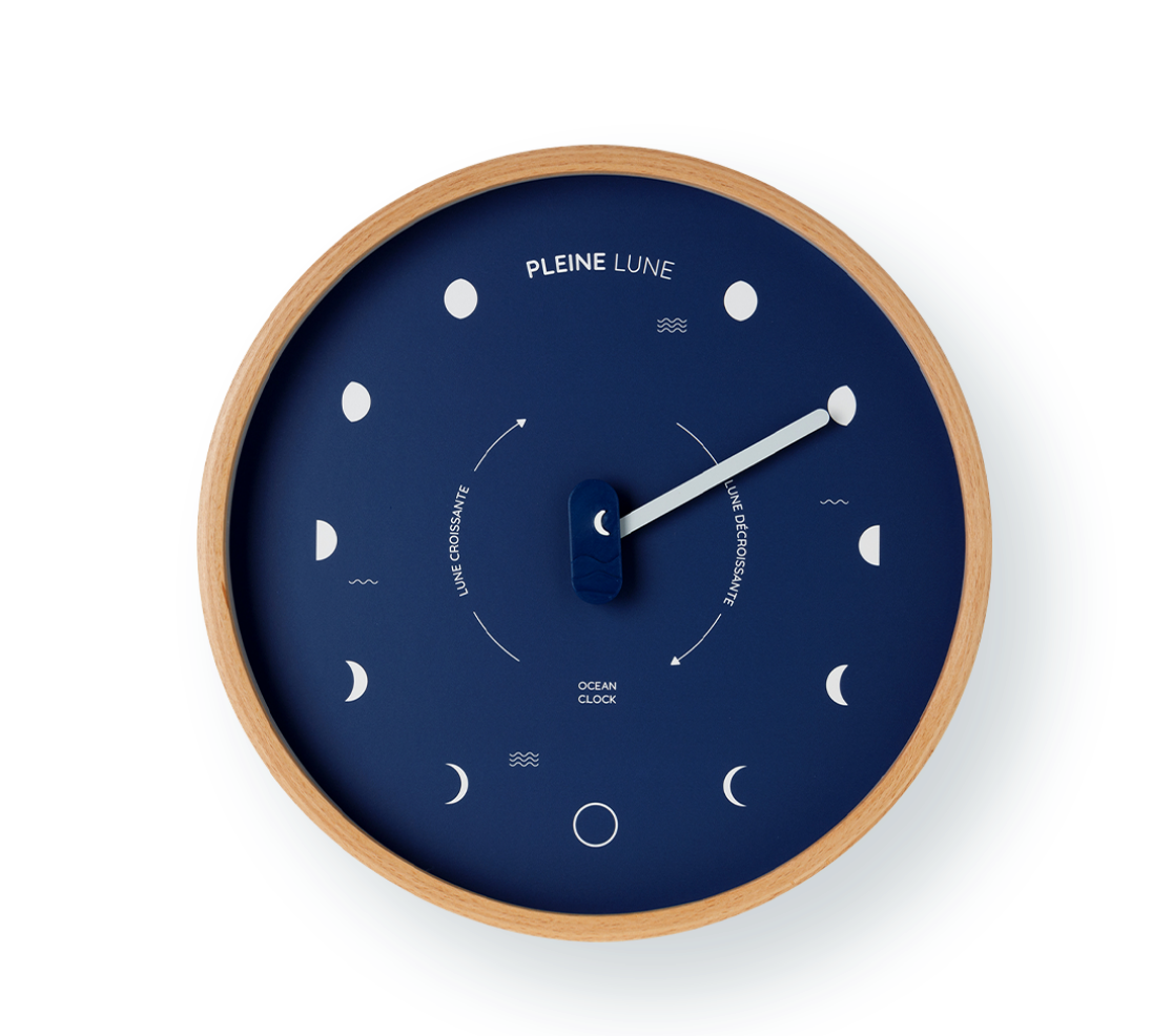 Moon Phase Clock Marine
