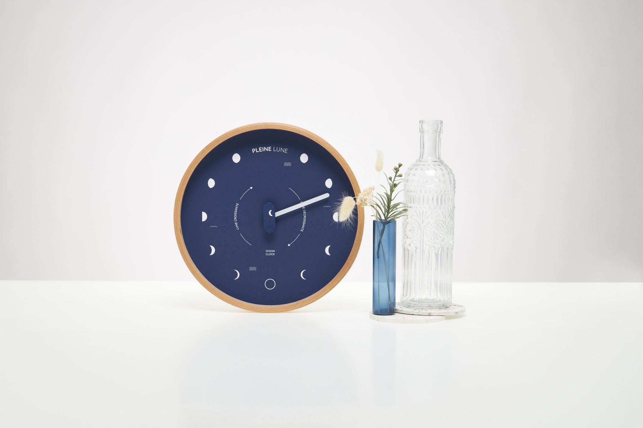 Moon Phase Clock Marine