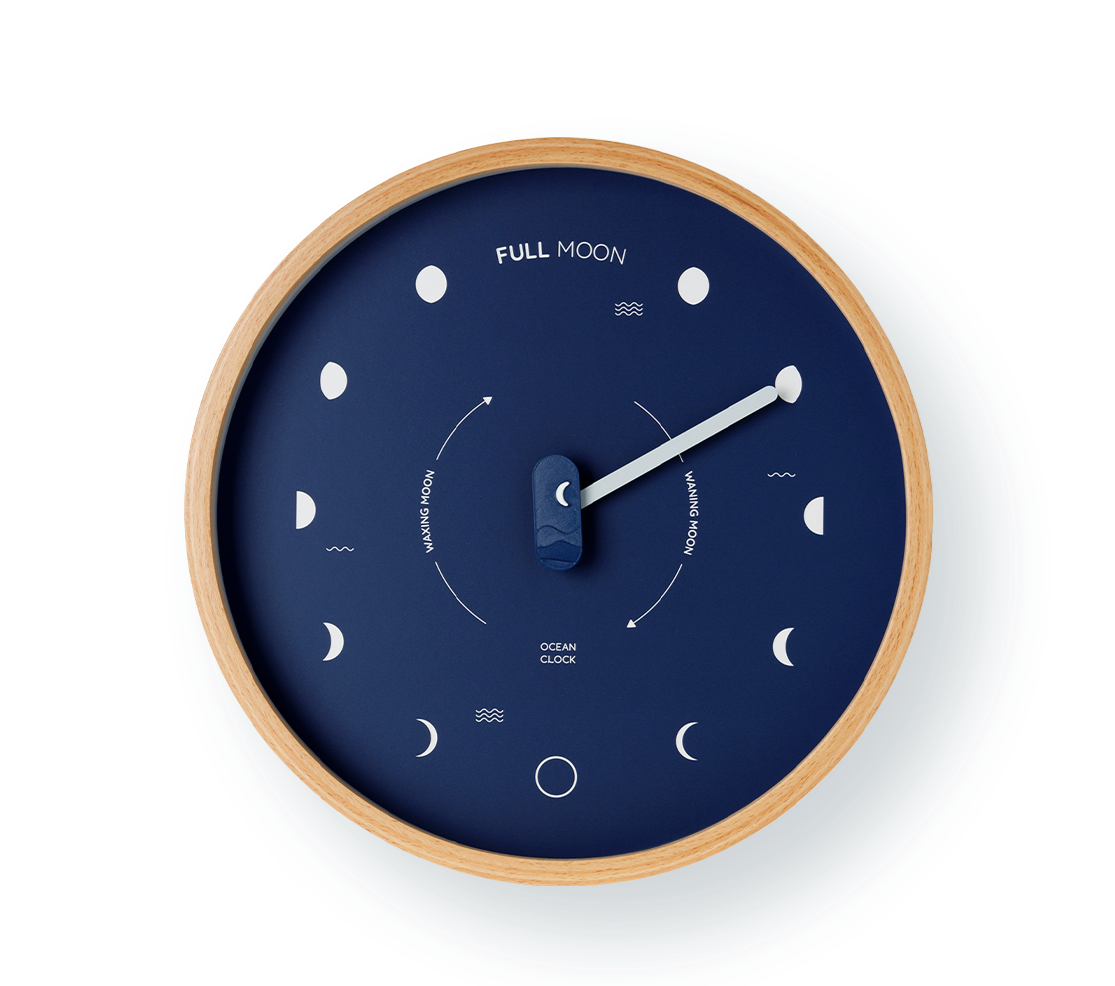 Moon Phase Clock Marine