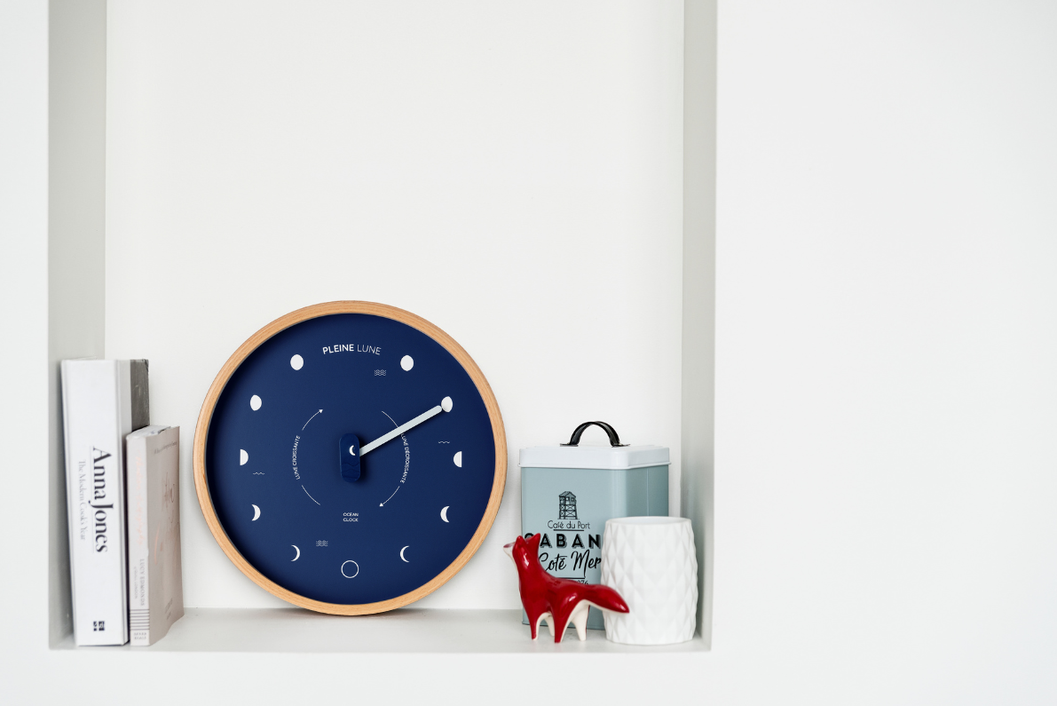 Moon Phase Clock Marine