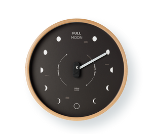 Black Lunar Clock