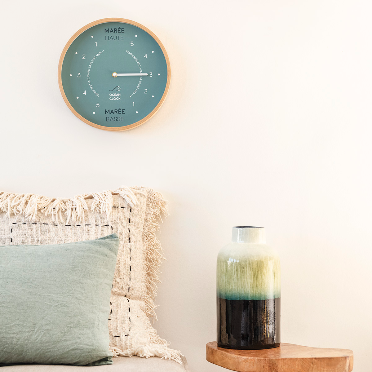 Horloge des marées Arctic Blue