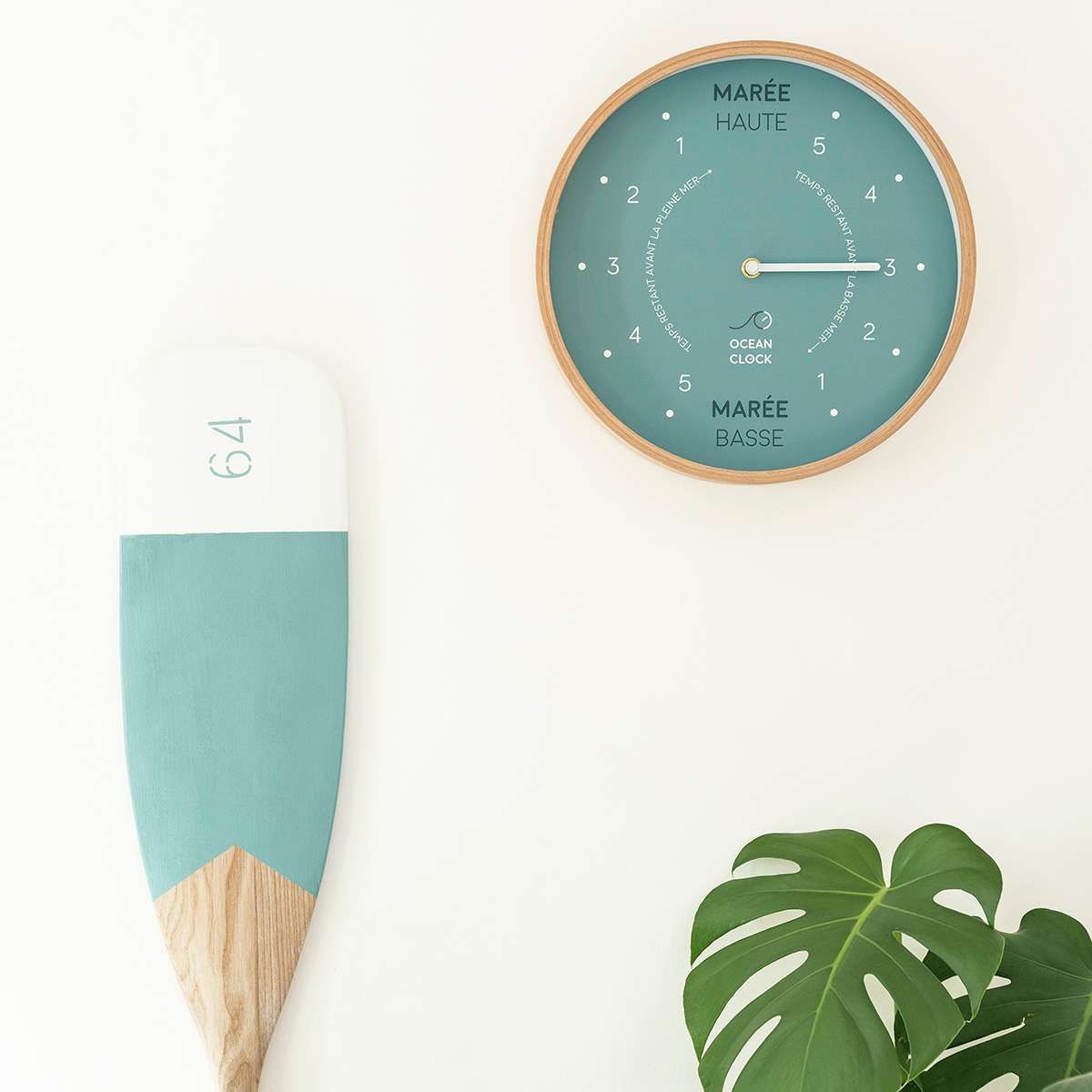 Horloge des marées Arctic Blue