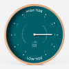 Horloge des marées vert émeraude Sailor en anglais