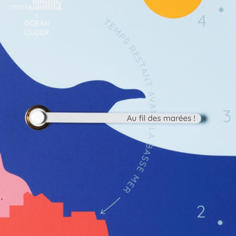 Tide clocks Mont Saint-Michel