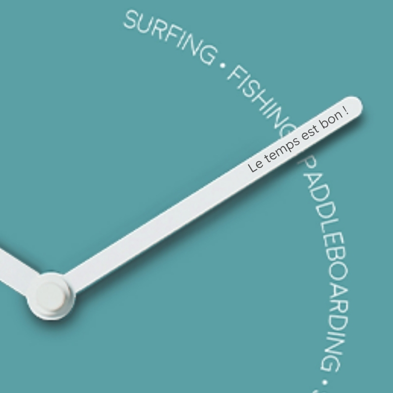 Horloge Arctic Blue heures