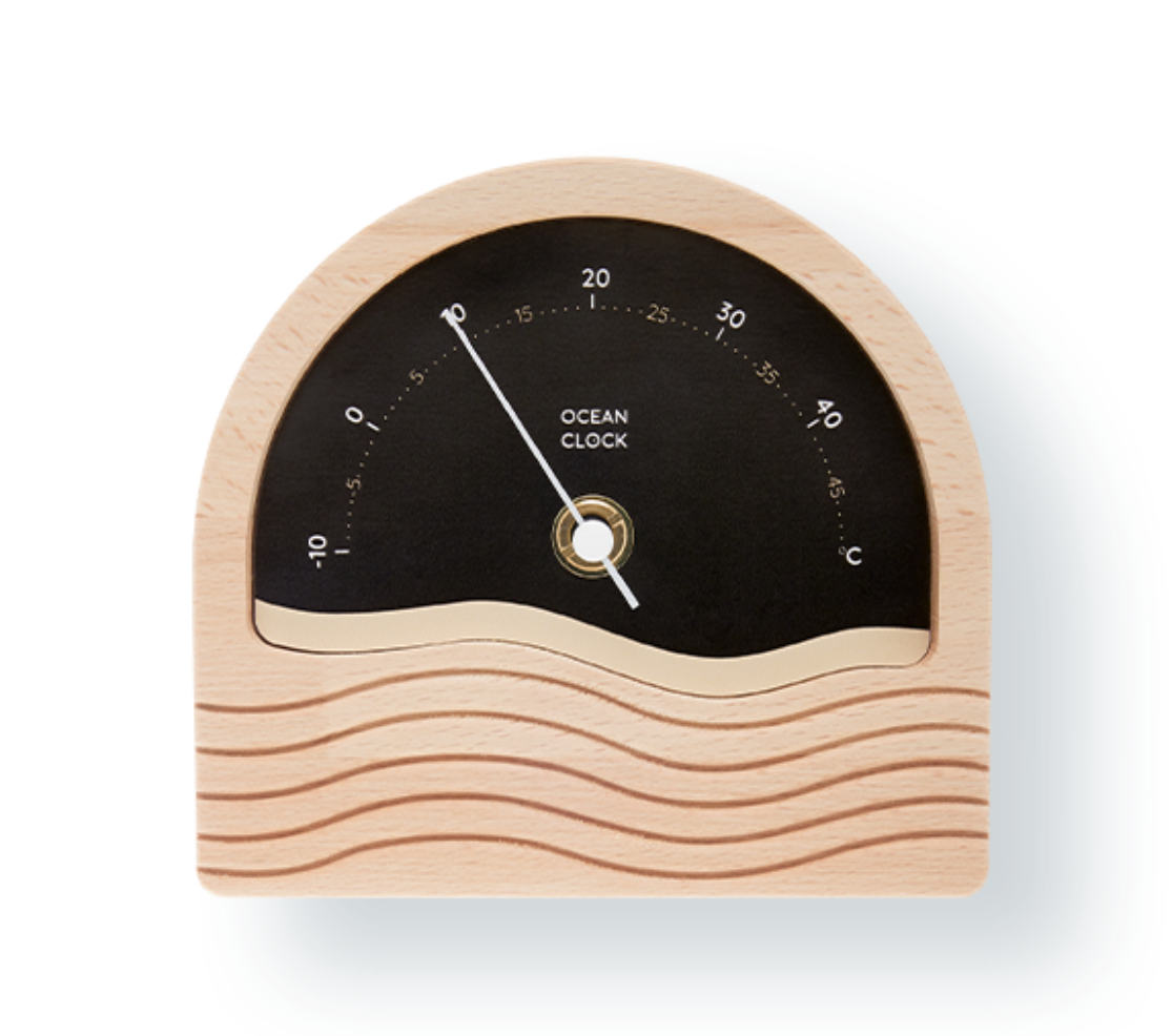 Weather thermometer Black