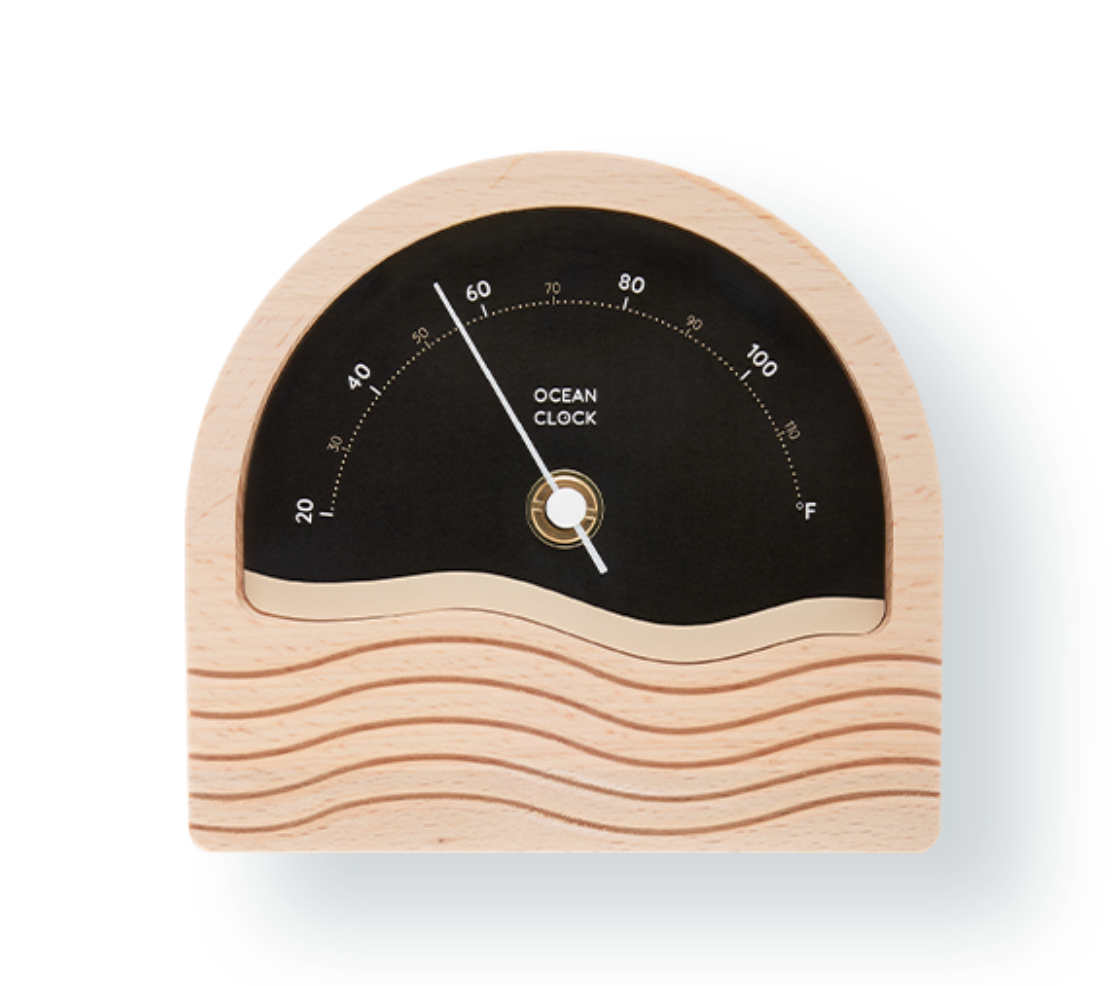 Weather thermometer Black
