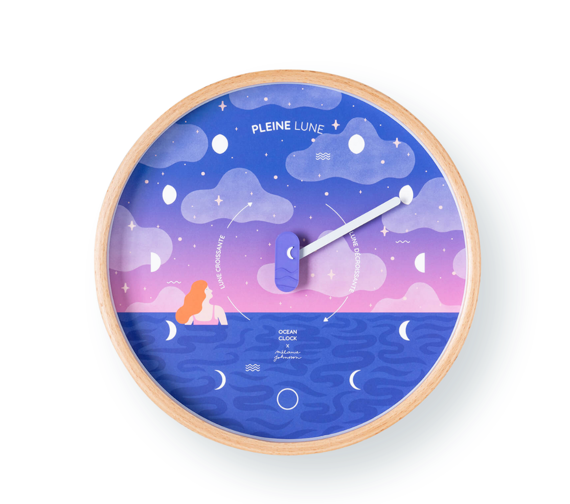 Moon Phase Clock Cosmic Girl