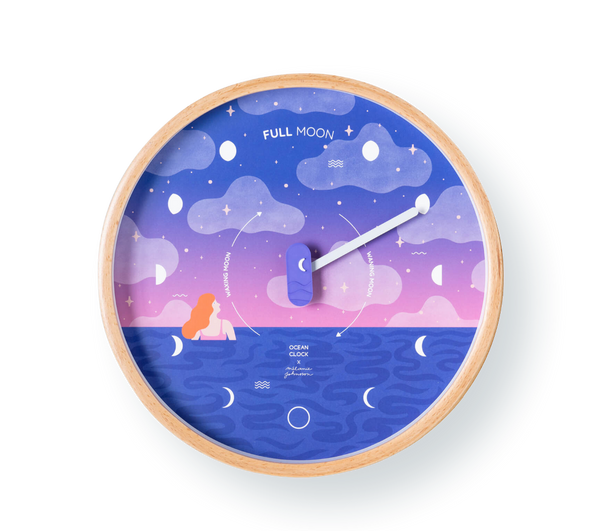 Moon Phase Clock Cosmic Girl