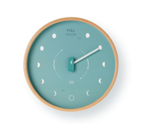 Moon Phase Clock Arctic Blue