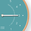 Tide clocks Arctic Blue