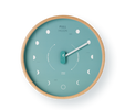 Moon Phase Clock Arctic Blue