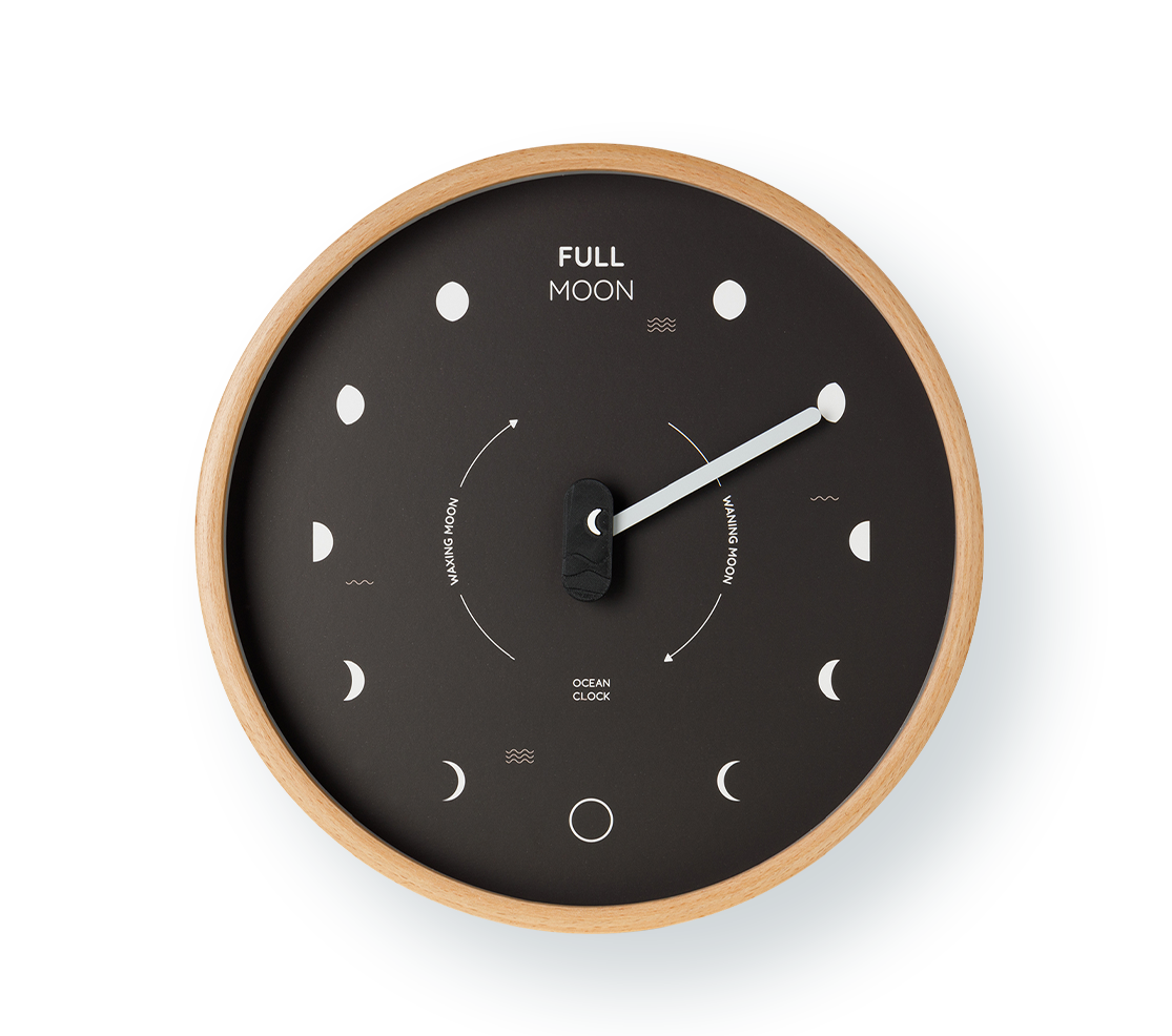 Horloge lunaire Black