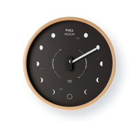 Black Lunar Clock