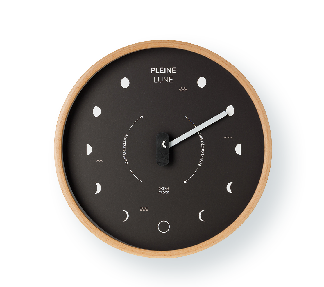 Horloge lunaire Black