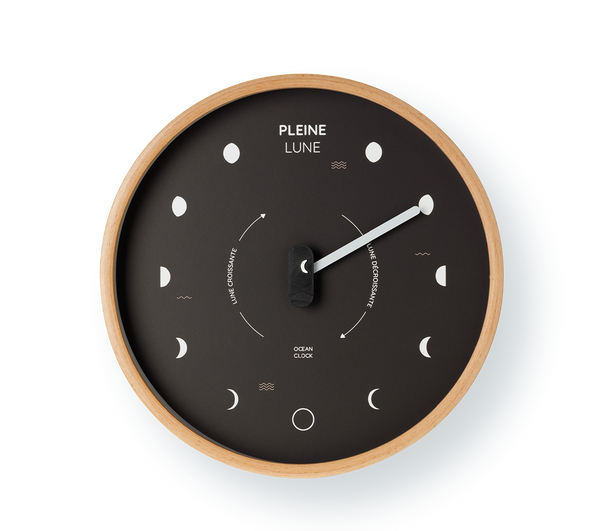 Horloge lunaire Black