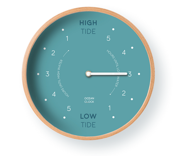 Tide clocks Arctic Blue