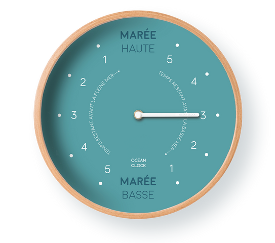 Tide clocks Arctic Blue