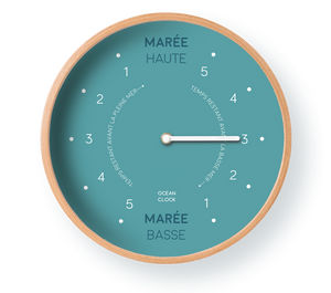 Horloge des marées Arctic Blue