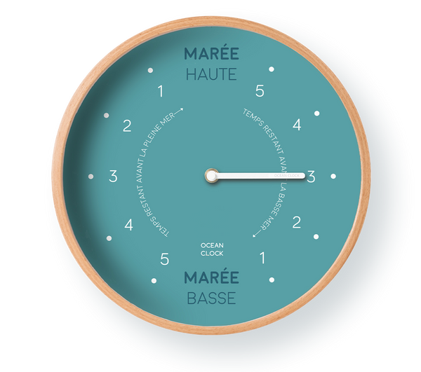 Tide clocks Arctic Blue