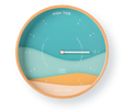 Horloge des marées Seaside