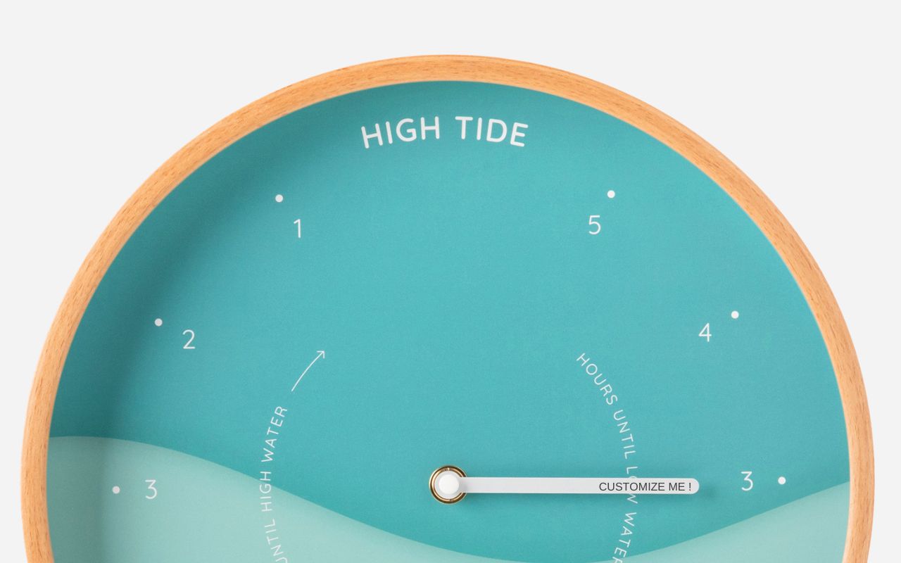 Personnalisez votre horloge des marées !